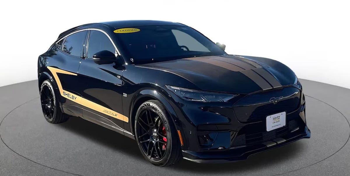 Hertz's Shelby-Branded Ford Mustang Mach-E GTs Are Hitting the Market at a Big Discount