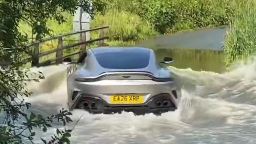 James Pond’s Aston Martin Found A Puddle With A License To Drown