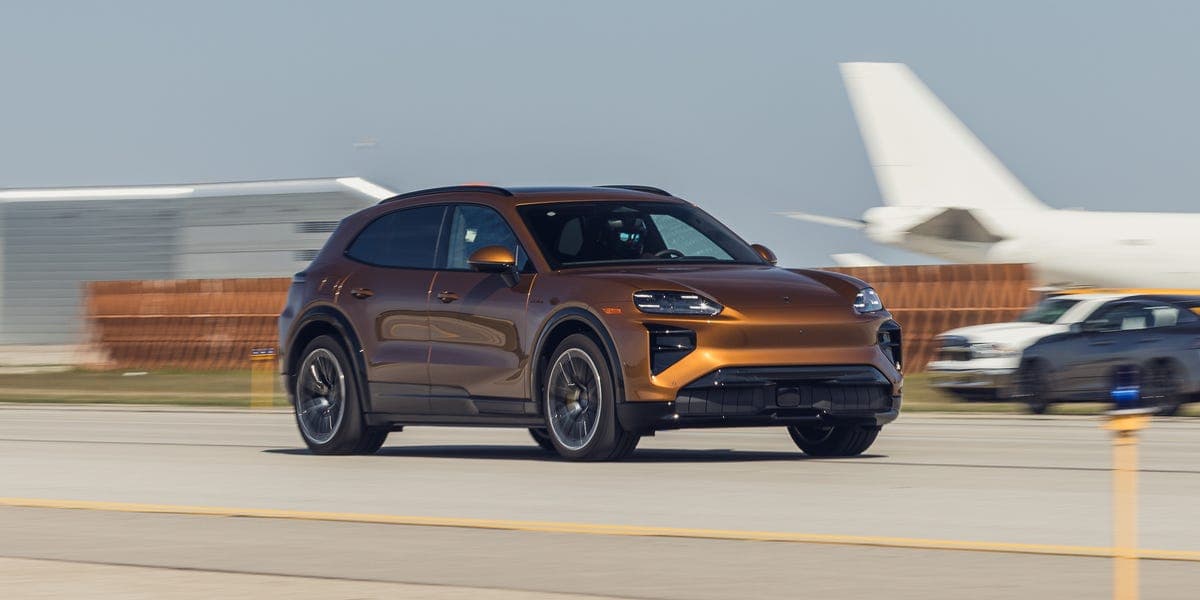 Porsche Cayenne Turbo Electric at the 0–150–0-MPH Speed Test 2026