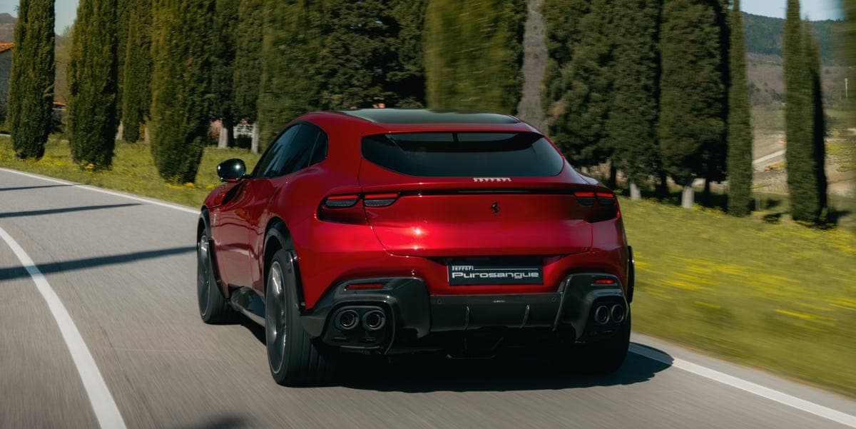 View Exterior Photos of the 2027 Ferrari Purosangue Handling Speciale