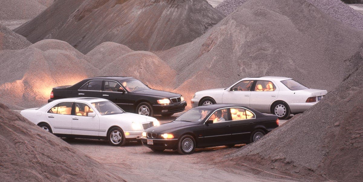 View Photos of the 1997 Luxury Sedan Comparison Test