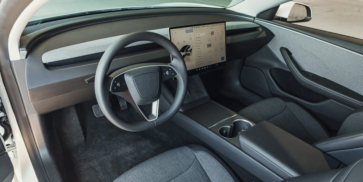 View Interior Photos of the 2026 Tesla Model 3 Standard