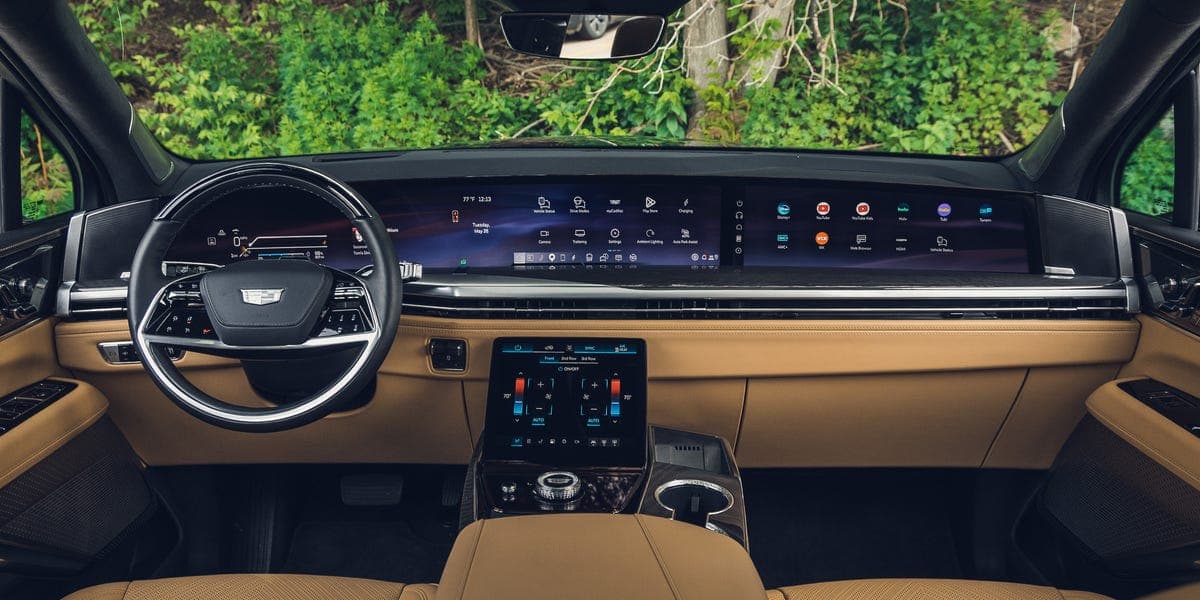 View Interior Photos of the 2026 Cadillac Escalade IQL