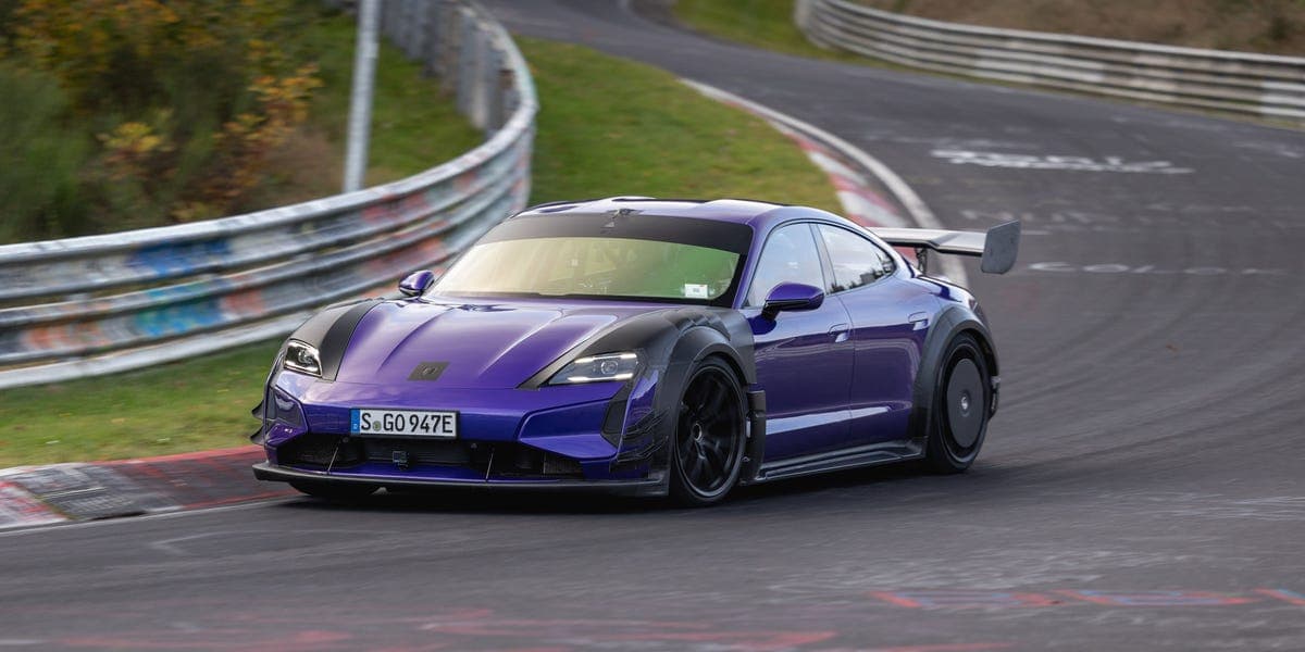 New Manthey-Spec Porsche Taycan Turbo GT Torches the Nürburgring