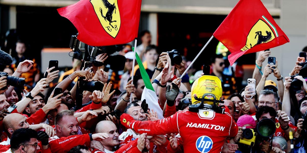 Lewis Hamilton Wins His First Grand Prix with Ferrari under VSC in Barcelona-Catalunya GP