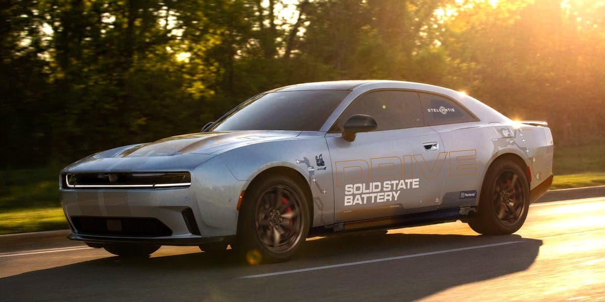 Stellantis Starts Testing Solid-State Batteries in a Dodge Charger Daytona