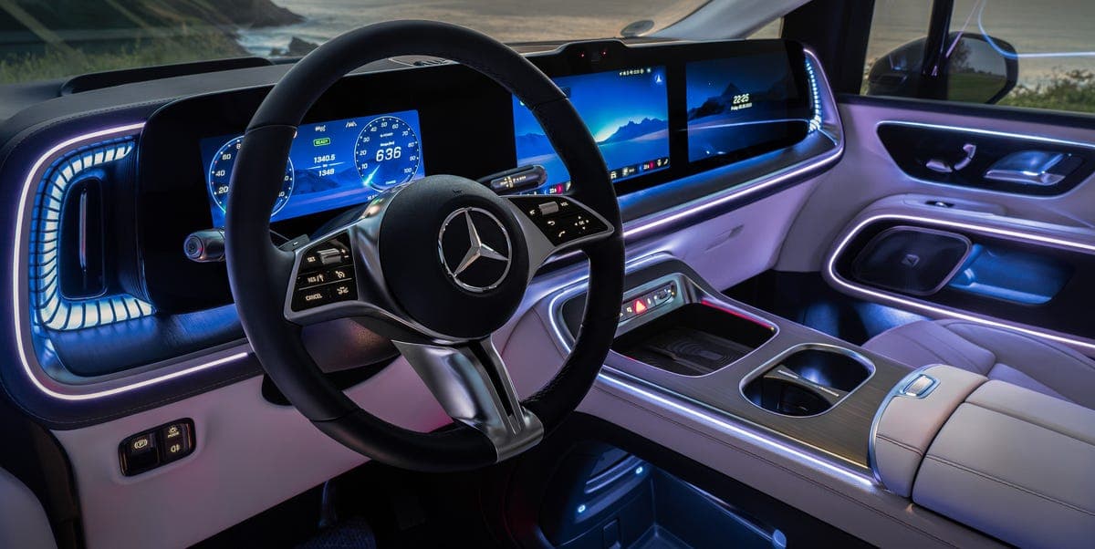 View Interior Photos of the 2028 Mercedes-Benz VLE-Class EV