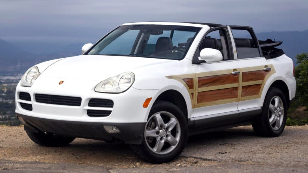 This Cayenne V8 Convertible’s Wood Is Fake, Its $11,315 Price Is Not