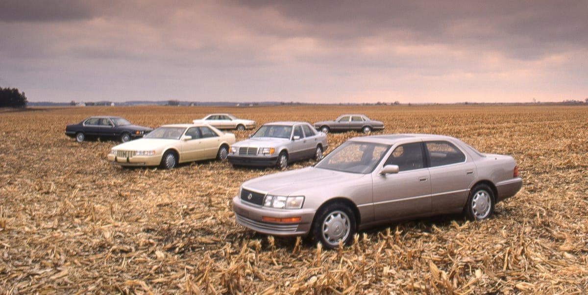 View Photos of the 1993 Luxury Sedan Comparison Test