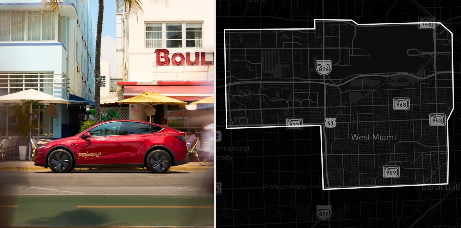 Tesla maps a tiny Robotaxi zone in Miami while it still can’t scale Texas