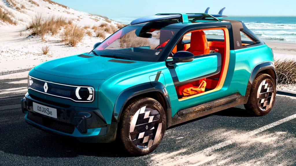 Renault’s R4 Concept Just Became A Beach Buggy That Moonlights As A Pickup