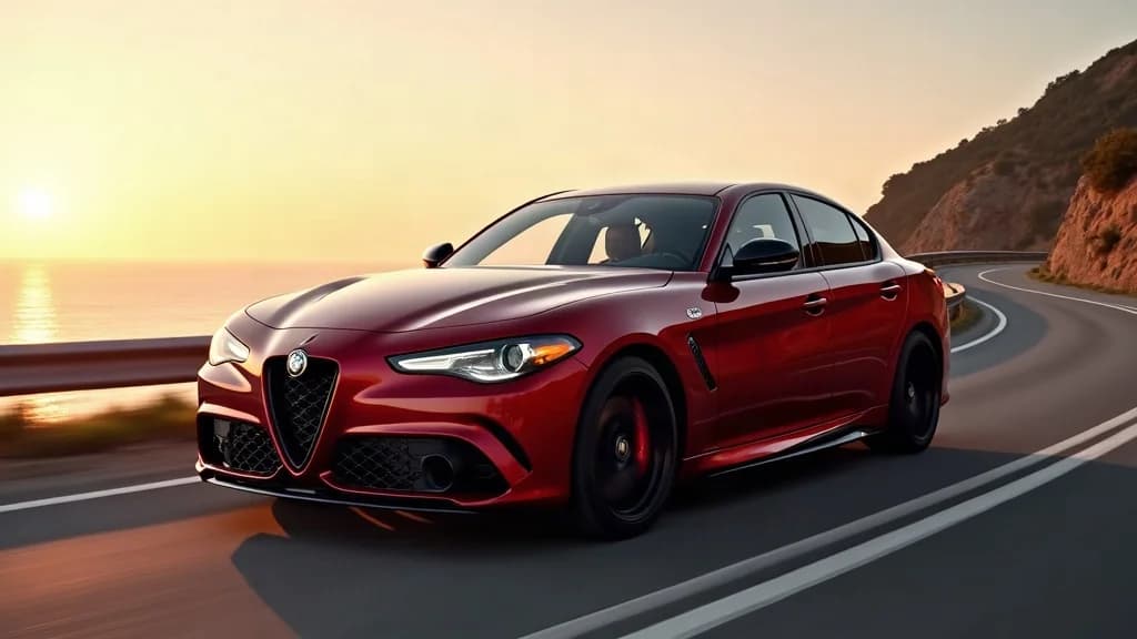Alfa Romeo Giulia Quadrifoglio Luna Rossa：限量特仕版登場，性能維持標準款水準
