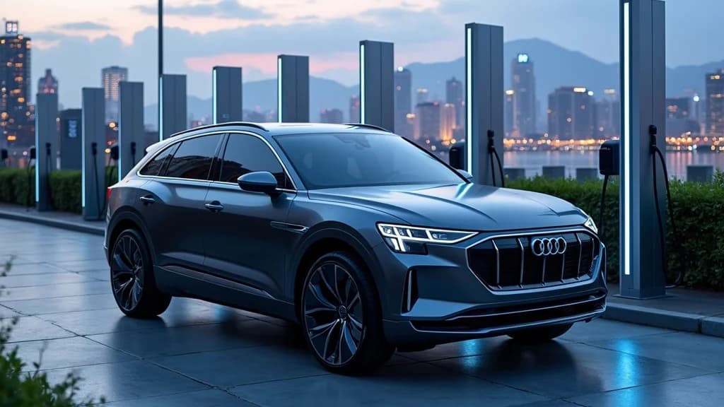 EVOASIS與奧迪強強聯手，台灣電動車快充站點預計年增400槍