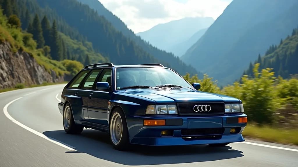 Audi RS2 Avant：保時捷助陣催生首款RS車型，開啟性能傳奇