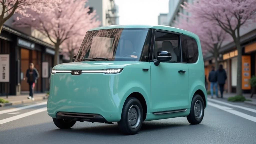 比亞迪 Racco 電動輕型車日本上市兩週訂單破千