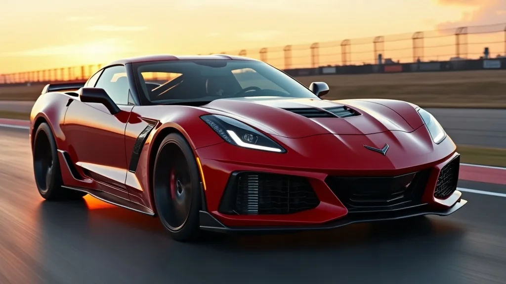Chevrolet Corvette Z06 搭載 5.5L V8 引擎，轉速高達 8,600 RPM 挑戰超跑極限