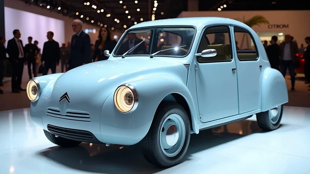 Citroën 2CV 電能復刻版預計 2026 年巴黎車展亮相