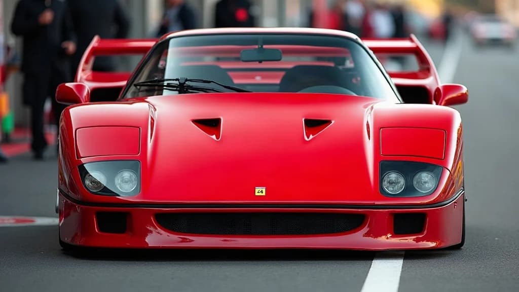 Hamilton 的 Ferrari F40 引擎驚現「44」數字，巧合與賽車號碼呼應