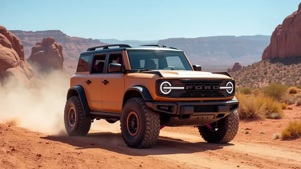 福特 Bronco Desert Rising 特仕版亮相，Custom Garage 客製化服務拓展