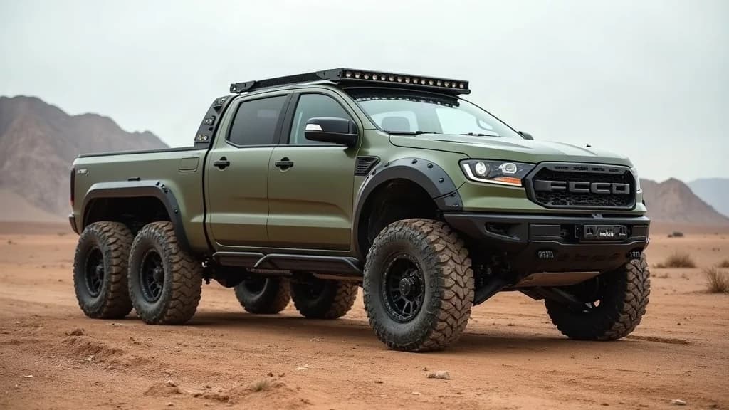 福特 Ranger 6x6 軍用車與中國電池供應鏈議題浮現