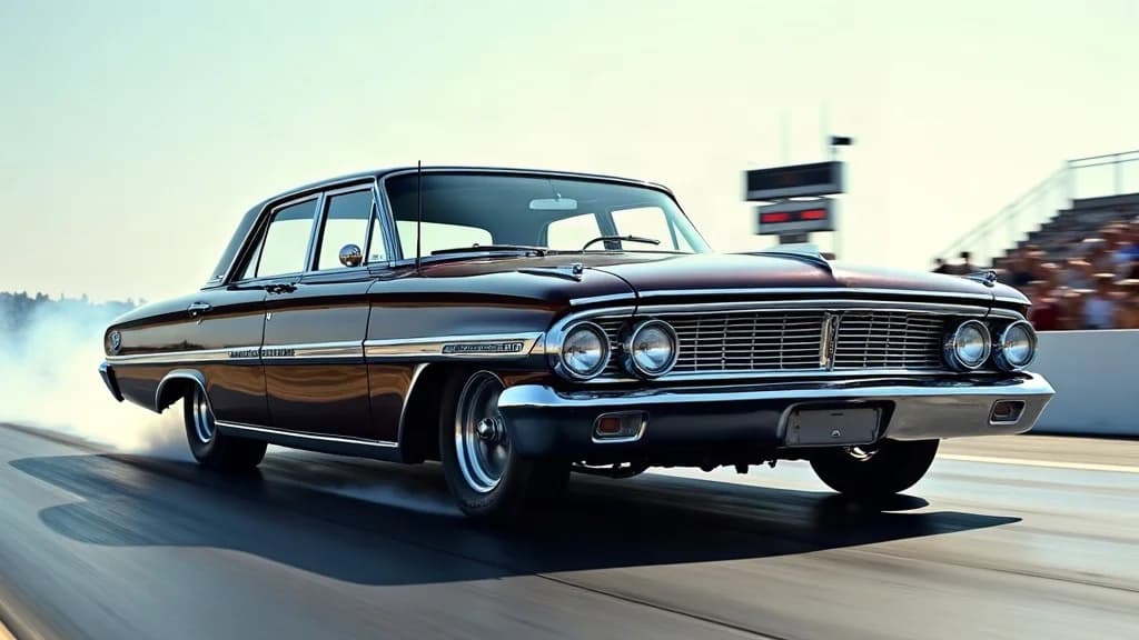 1963年福特Galaxie 500XL以427引擎，稱霸美國最速量產車