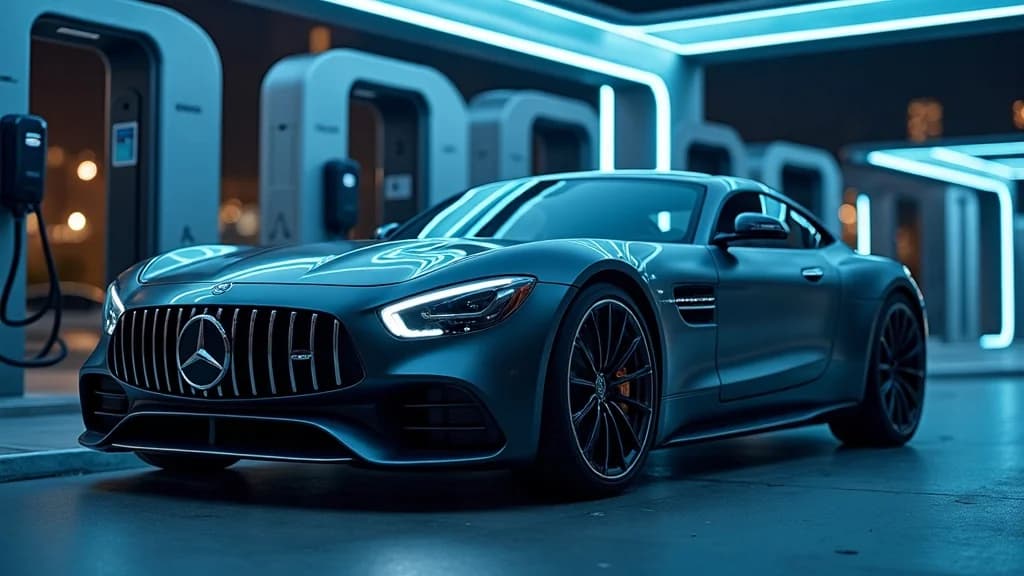 Mercedes-AMG GT Coupe 搭載 F1 電池技術與 11 分鐘快充，Bosch 供應電動馬達