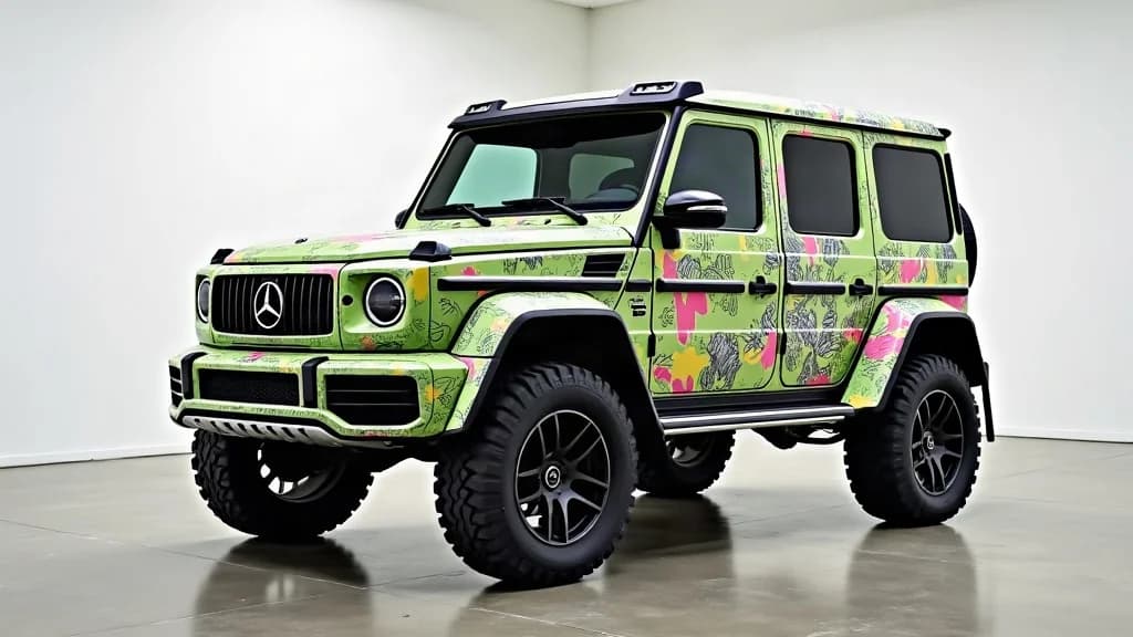 Mercedes-Benz 攜手藝術家 VERDY 發表聯名藝術車與精品系列