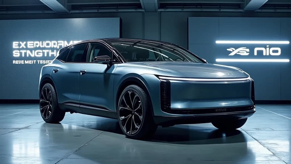 Nio ES9 旗艦休旅將展安全實力，中國充電站數突破五千大關