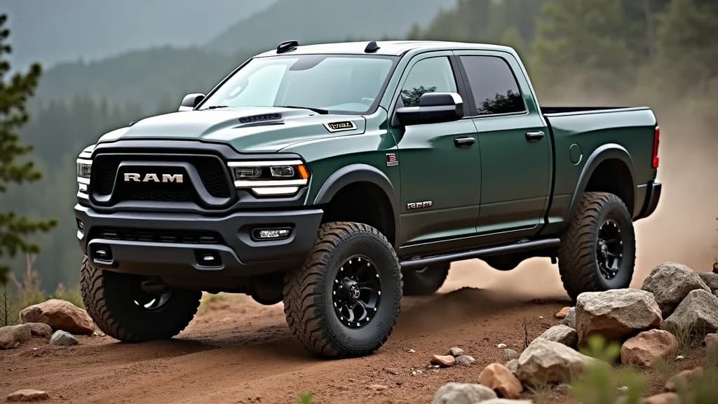 Ram 2025年Power Wagon與Rebel HD售價公布，2027年Rumble Bee性能達777匹馬力