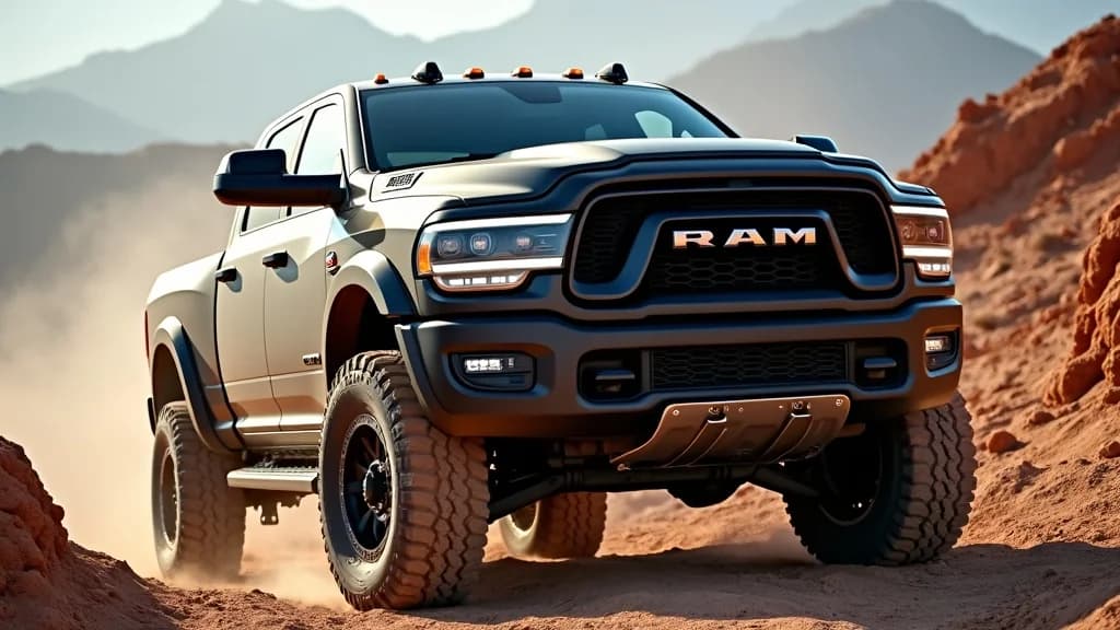Ram 2025 重型皮卡更新：Power Wagon/Rebel HD 價格與 Hemi V8 策略