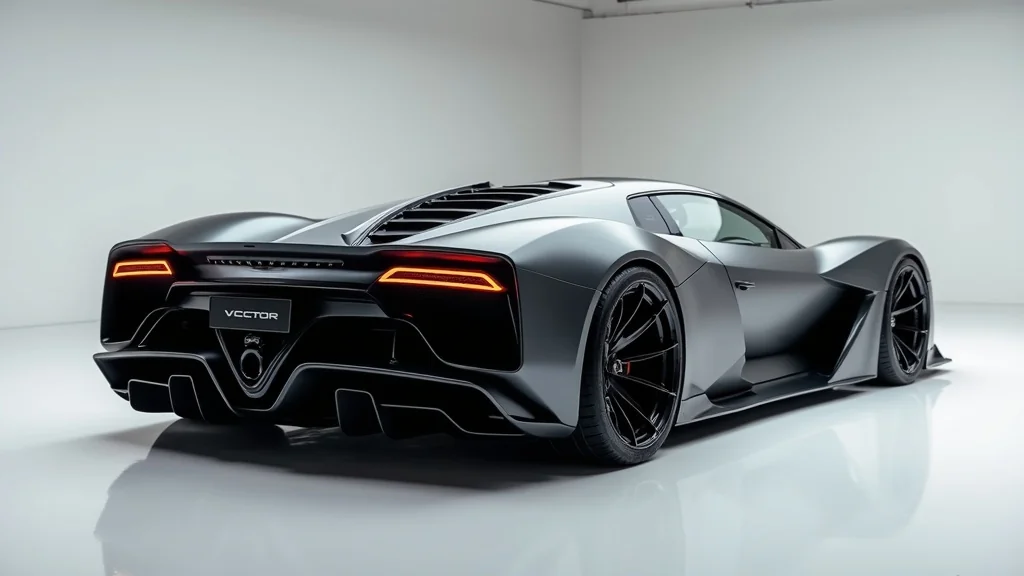 Vector M12 超跑搭載藍寶堅尼 V12 引擎，全球限量生產 17 輛