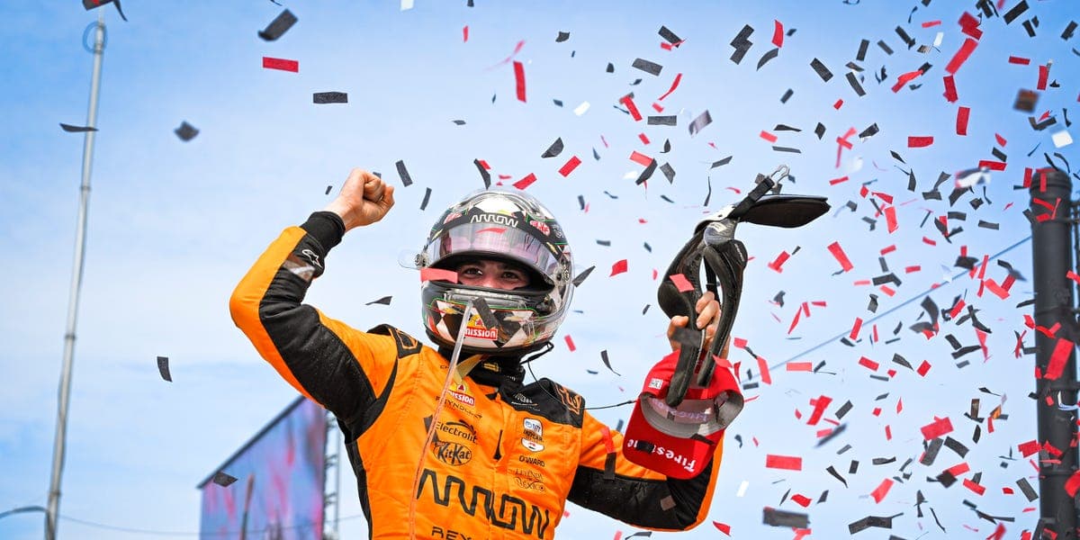 Pato O’Ward Wins Two IndyCar Races in One Day, Sweeps Milwaukee Mile Doubleheader