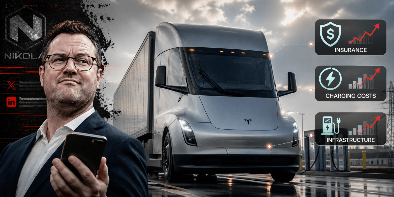 Nikola founder and convicted fraudster attacks Tesla Semi with some decent points