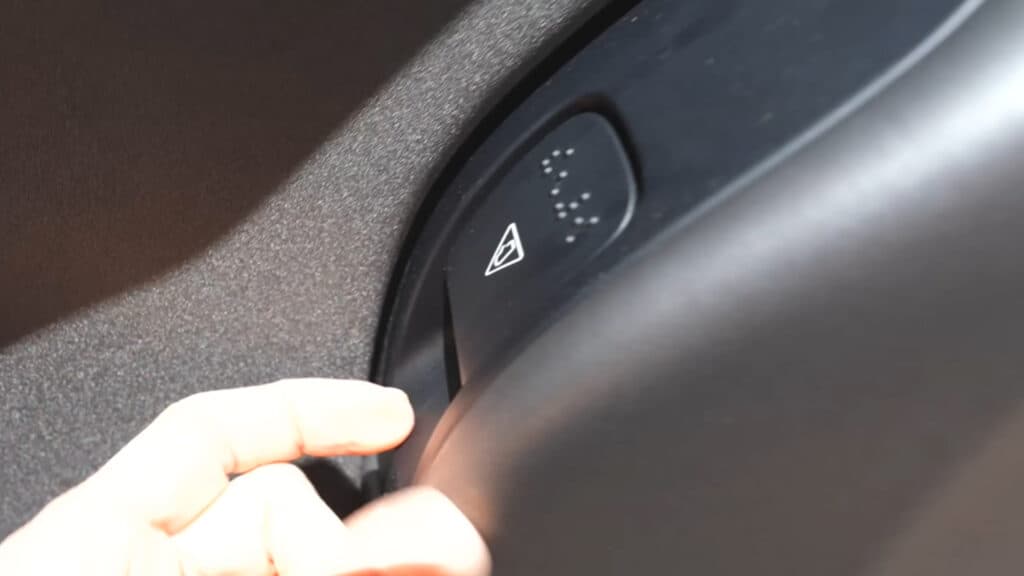 Cybercab Prototype Debuts Tesla’s New Interior Door Handle Design
