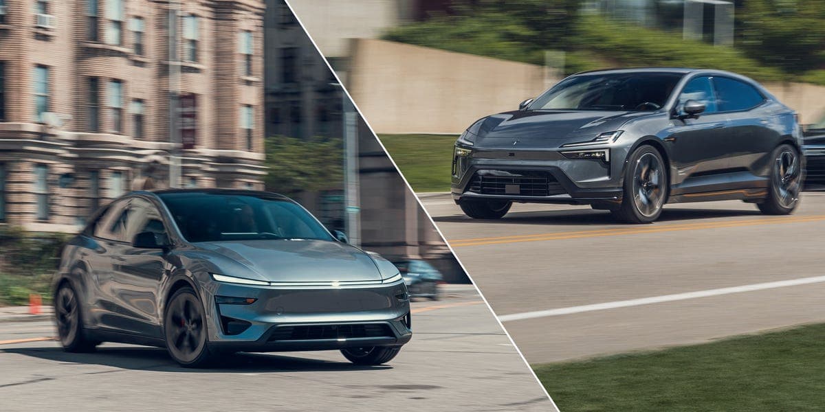 Comparison Test: Tesla Model Y Performance vs. Polestar 4 Dual Motor Performance Plus