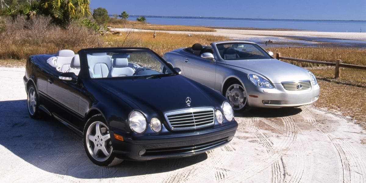 View Photos of the 2001 Lexus SC430 vs. Mercedes-Benz CLK430