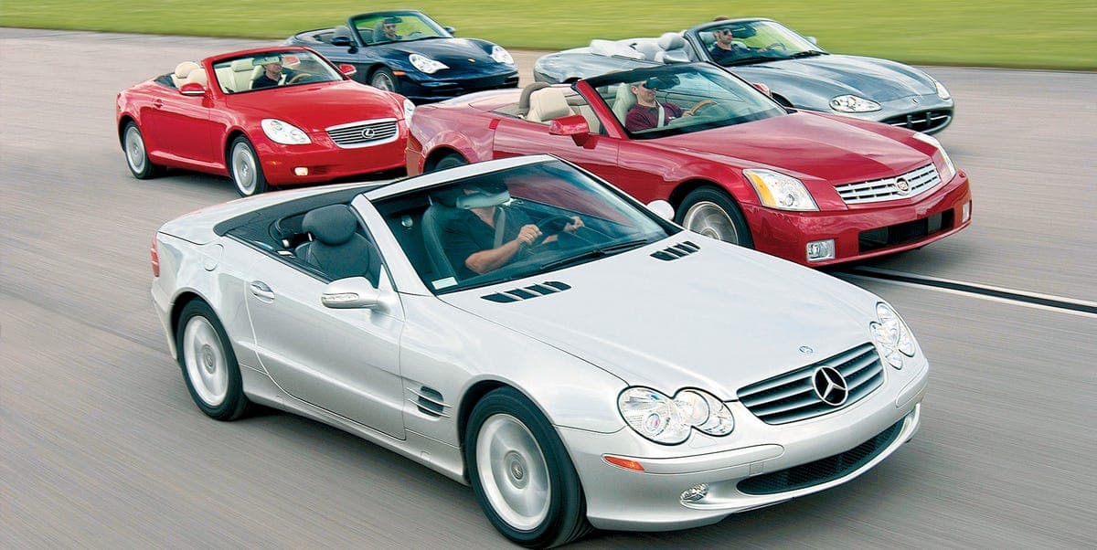 2004年豪華敞篷車市場競爭：凱迪拉克XLR挑戰經典車款
