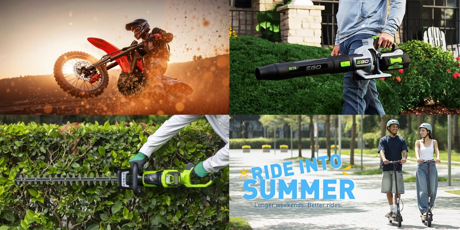 Yozma IN 10 and IN 10 Pro electric mini dirt bikes get up to $595 exclusive savings, EGO 880 CFM blo