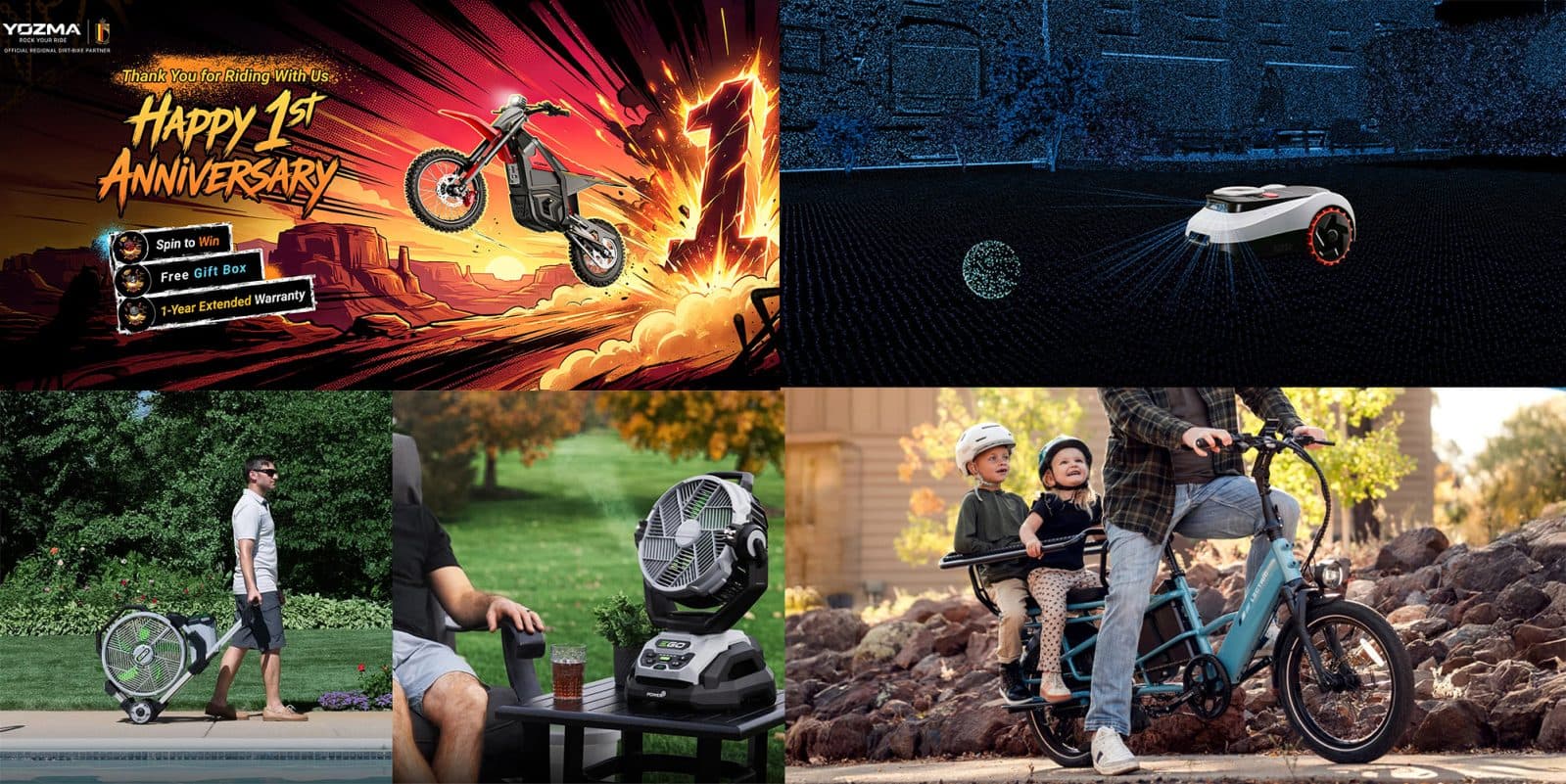 Yozma IN 10 + IN 10 Pro electric dirt bikes with up to $1,043+ exclusive savings, Lectric Father’s D