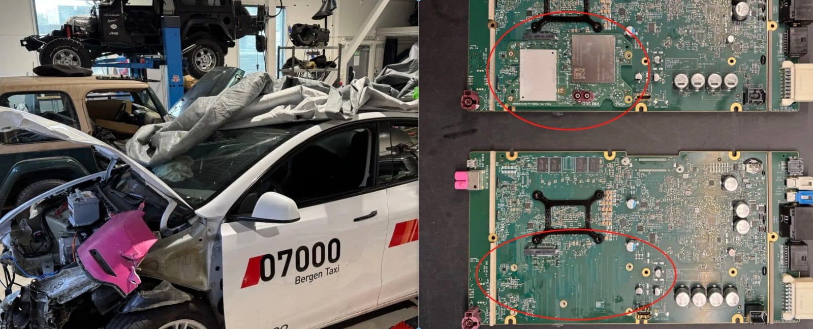 Key evidence disappears from Tesla involved in bizarre crash