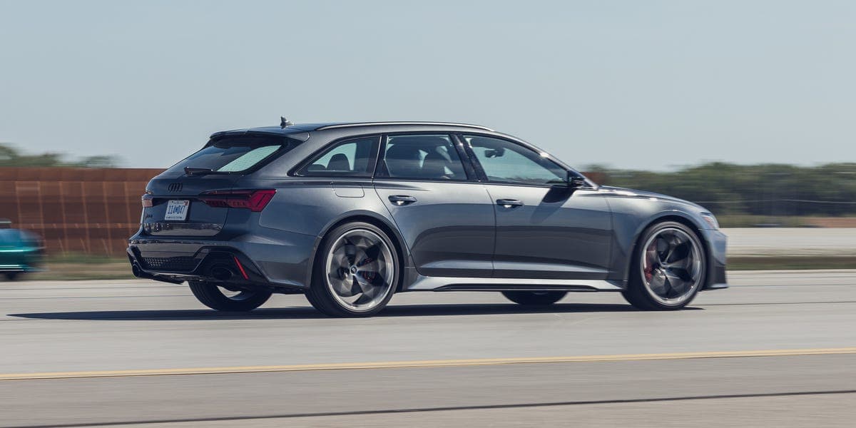Audi RS6 Avant at the 0–150–0-MPH Speed Test 2026