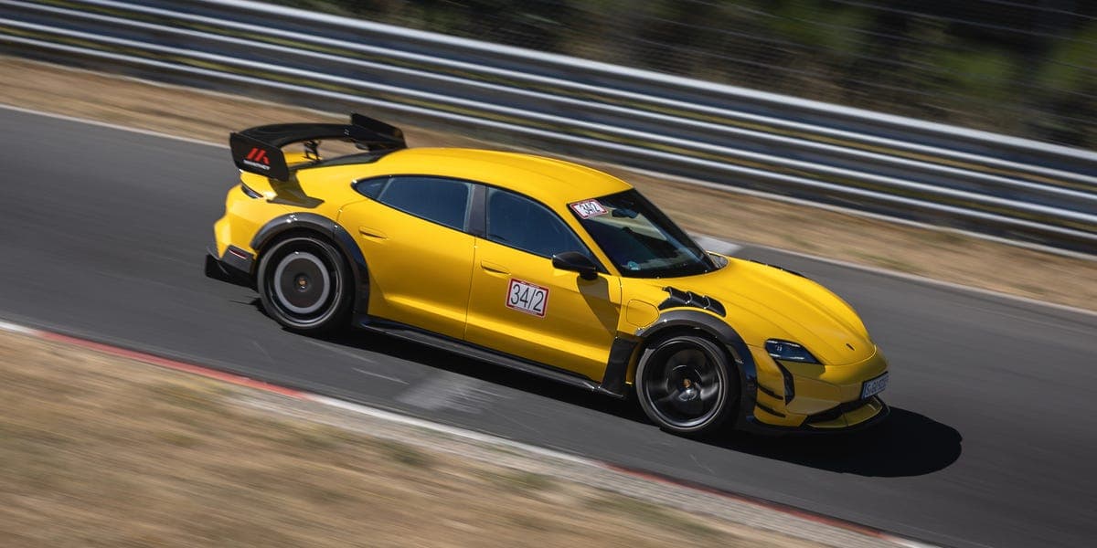 View Photos of the 2027 Porsche Taycan Turbo GT Manthey