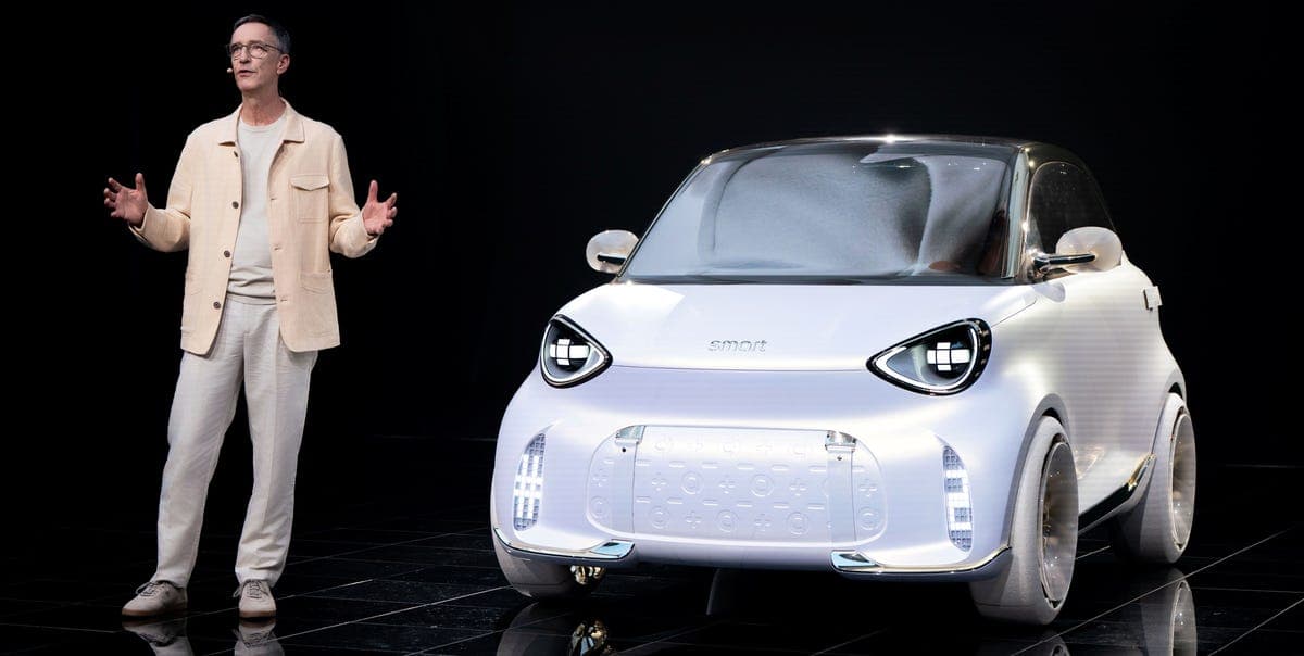 Smart #2 電動雙座概念車北京車展亮相，預告 Fortwo 繼任者，續航力有望大幅提升