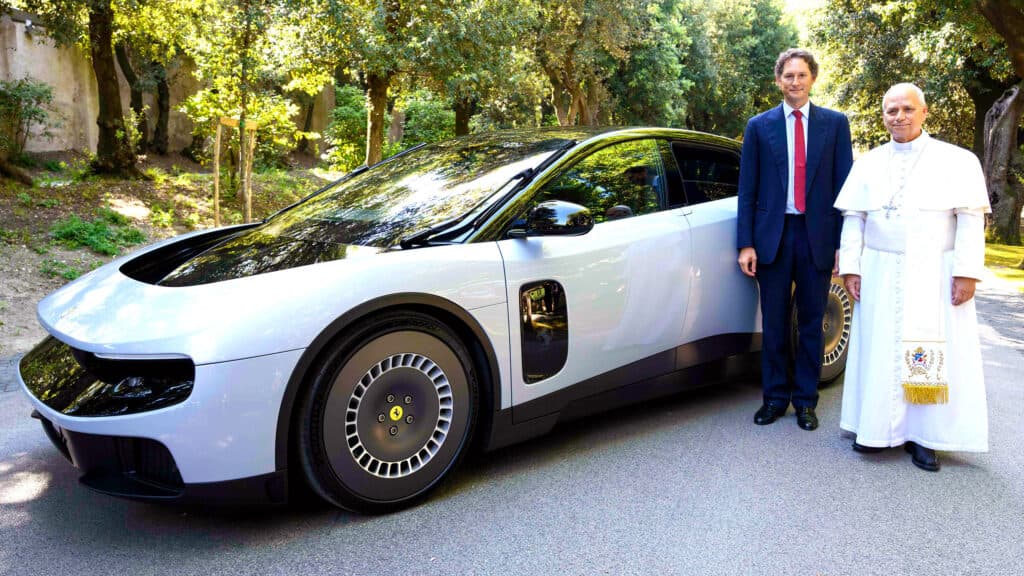 Not Even Pope Leo Can Get Excited About The Ferrari Luce