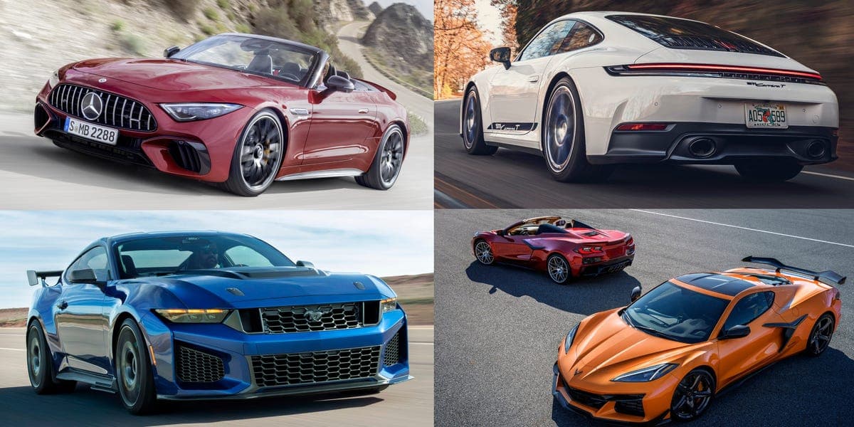 Ford Mustang, Mercedes SL, Porsche 911, Chevy Corvette Top List of America's Least-Driven Cars: Stud