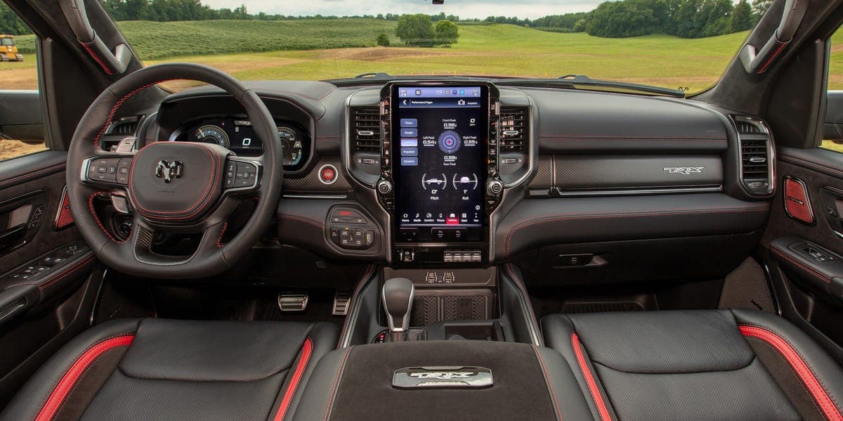 View Interior Photos of the 2027 Ram 1500 TRX SRT