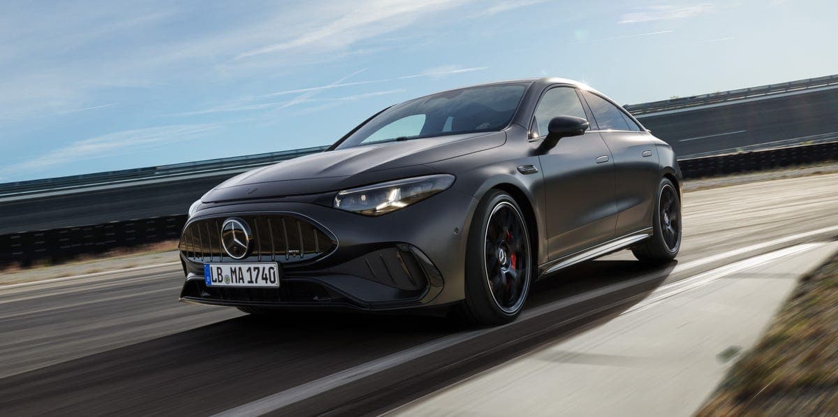 Mercedes-AMG CLA45 EV Revealed as 670-Horsepower Forbidden Fruit