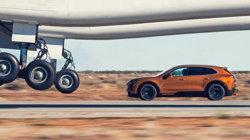 A 5,831-lbs Porsche Hit 167 MPH Underneath A Plane As It Took Off