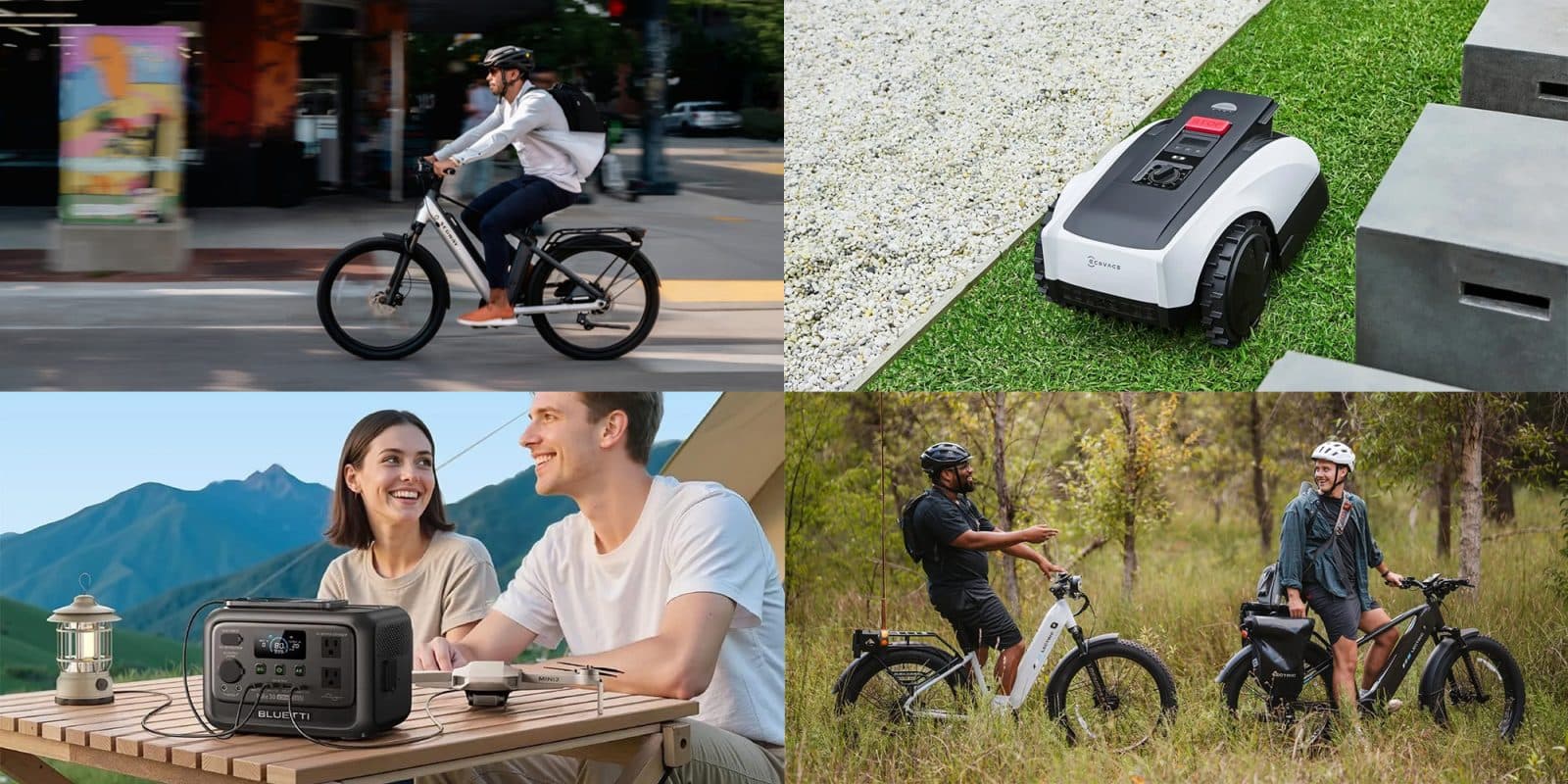 Segway Myon smart e-bike first discount to $1,550, ECOVACS Goat O1000 RTK robot mower bundle $699, L