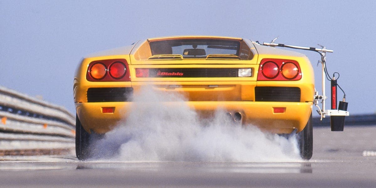 Top-Speed Testing the 1992 Lamborghini Diablo